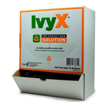 Coretex Products CoreTex Ivy X Pre-Contact Gel, Posion Oak & Ivy Solution, Wallmount Pack, 50 Packets 83662